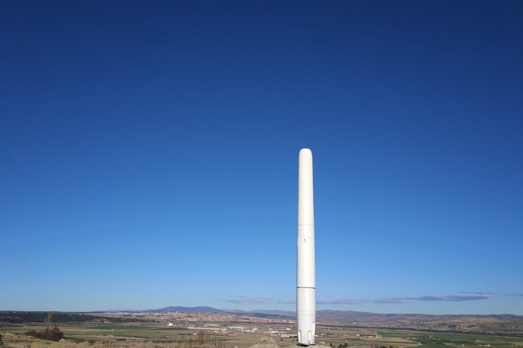 Questa è una turbina eolica senza pale