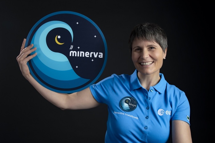 Samantha Cristoforetti festeggia i primi 100 giorni della missione Minerva