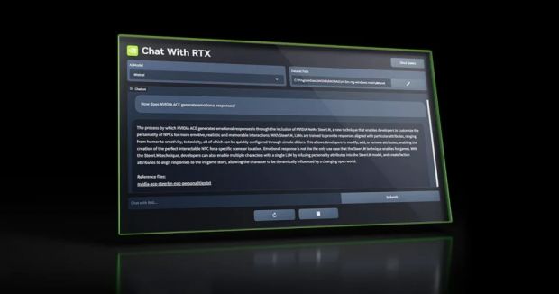 Da Nvidia un chatbot con IA che si installa sul Pc