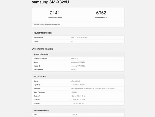 Samsung Galaxy Tab S10+, il SoC è una sorpresa: eccolo nei primi benchmark