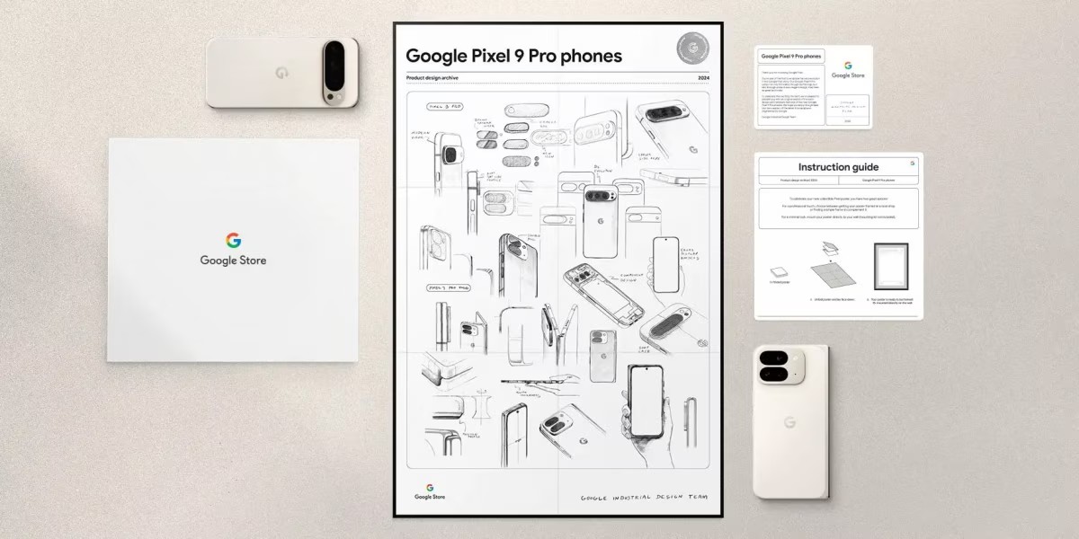 C’è chi i Pixel 9 li può appendere in camera: ecco il poster che Google regala ad alcuni utenti