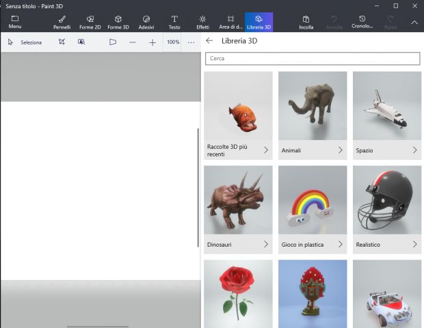 Paint 3D ÃÅ¡ agli sgoccioli