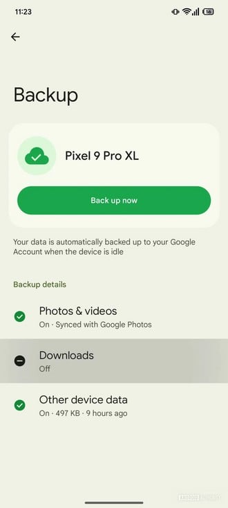 Così Google sta potenziando il backup su Android