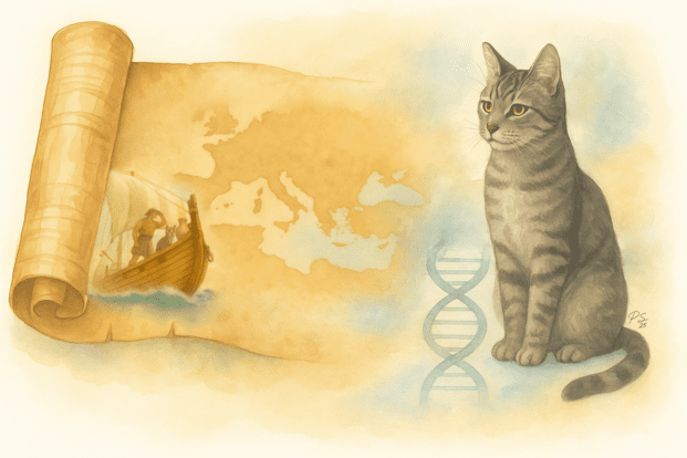 Il gatto domestico giunto in Europa dal Nord Africa 2000 anni fa